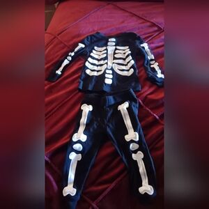 Kids Skeleton Costume - Black and White